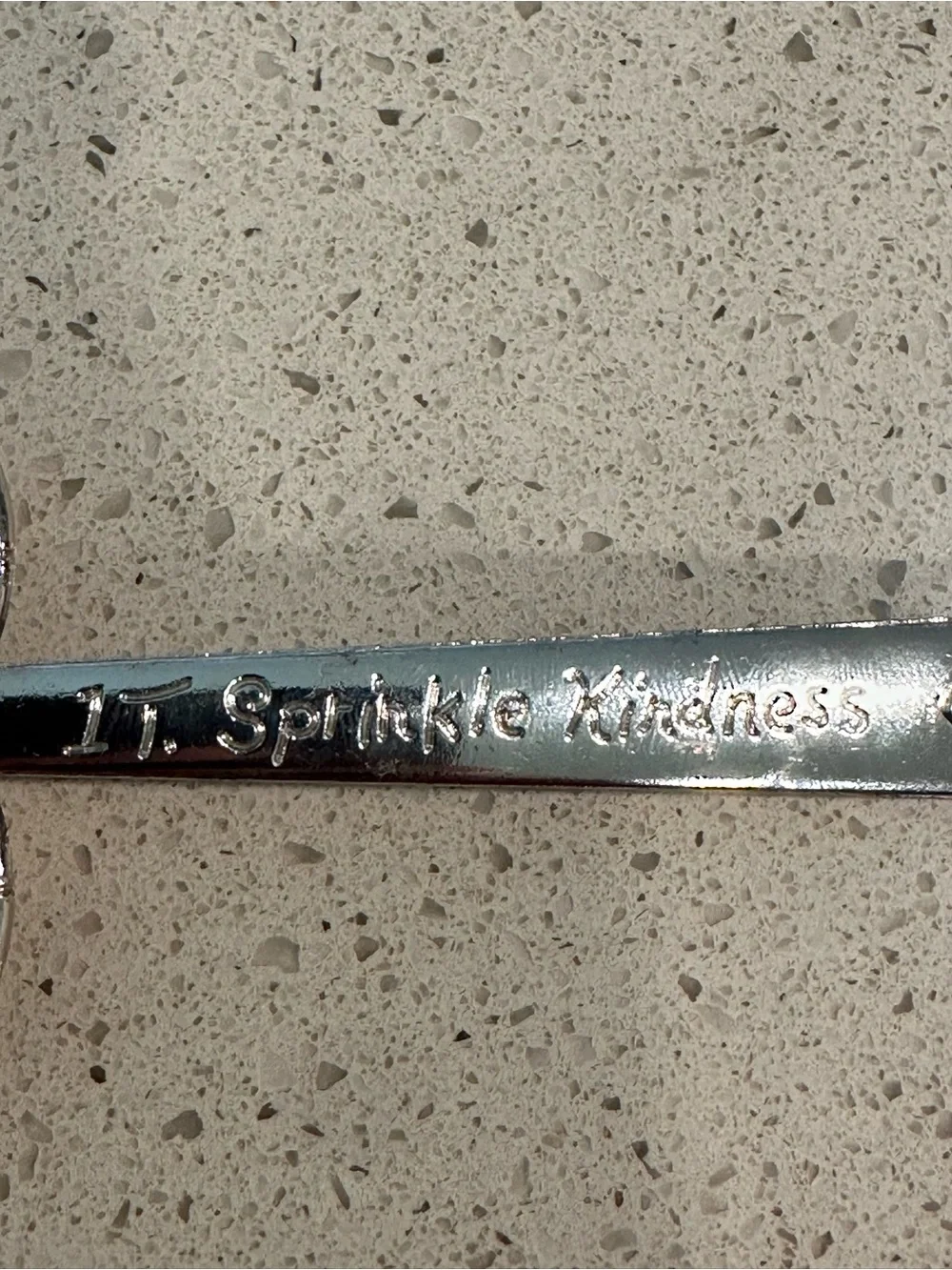 GANZ Silver Heart Measuring Spoon Set